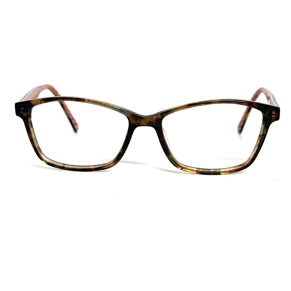 Adlib Eyewear Hedy Brown Mix Tortoise Rectangular Glasses Frames 53-15-140
